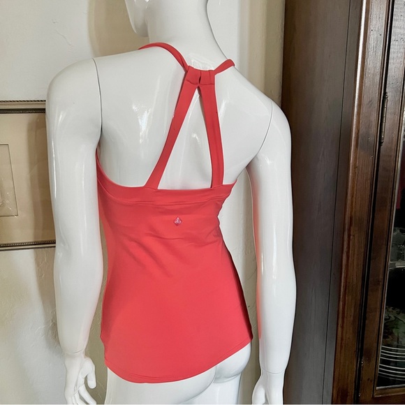 PrAna Quinn Chakara Tank Top - Coral, Size Large - Picture 2 of 3